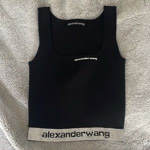 (SOLD)“A Wang” Rhinestone Top